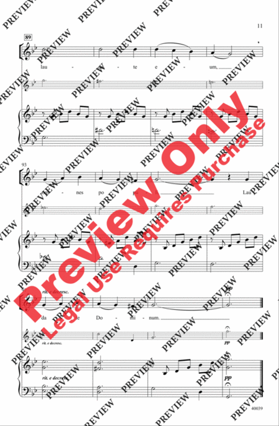 Laudate Dominum 2-Part scores gallery preview page 11