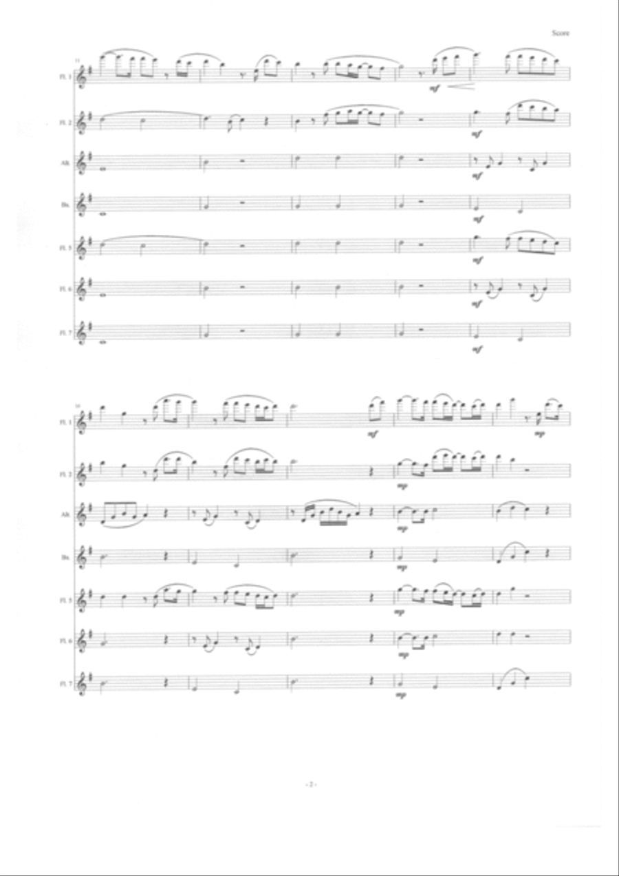 You Raise Me Up Woodwind Ensemble scores gallery preview page 4