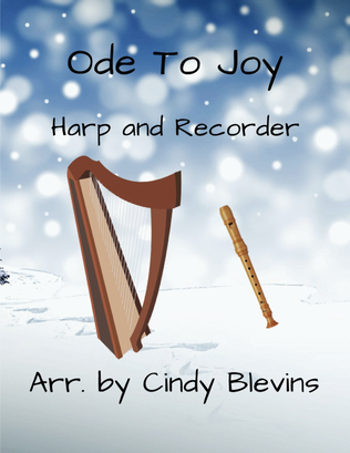 Book cover for Ode To Joy, Harp and Recorder