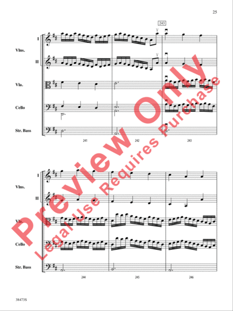 Lonestar Variations String Orchestra scores gallery preview page 26