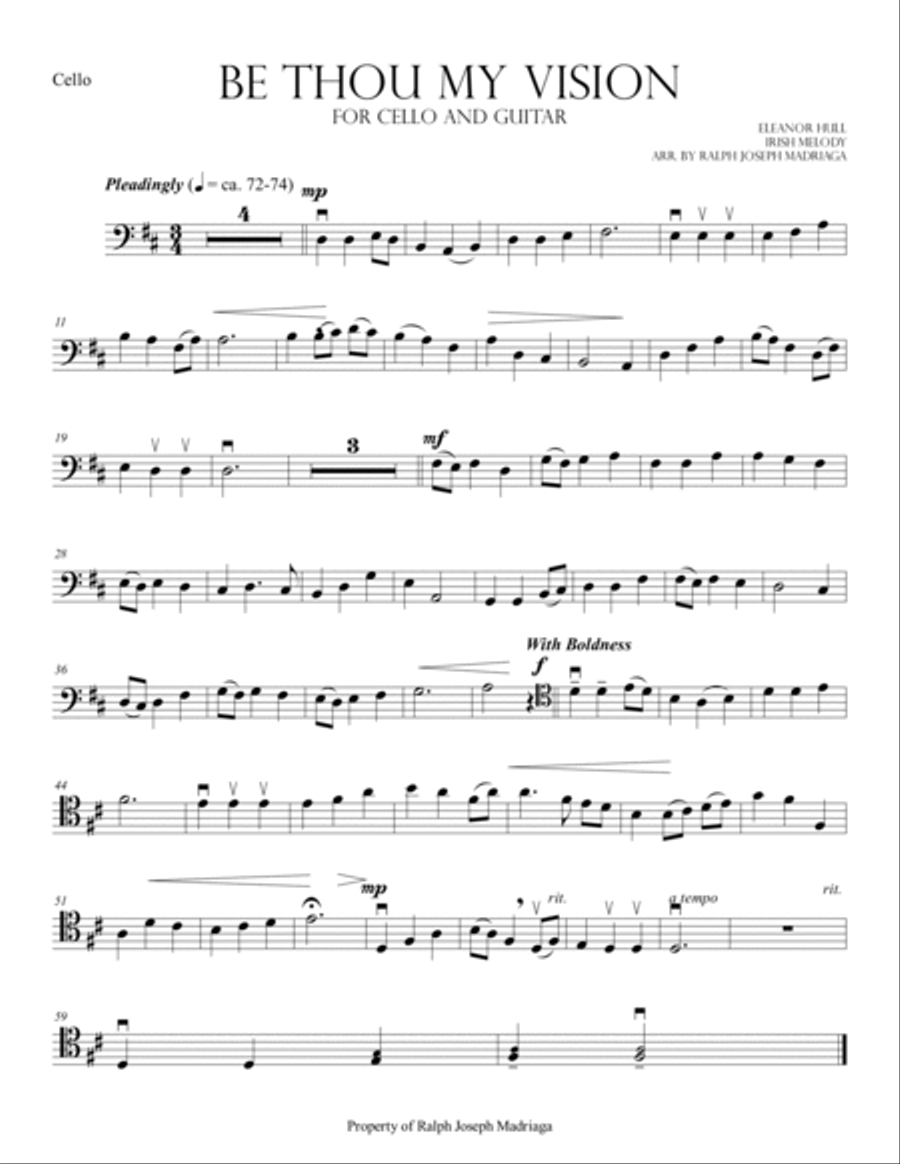 Be Thou My Vision String Duet scores gallery preview page 3