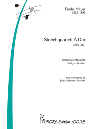 Book cover for Streichquartett A-Dur