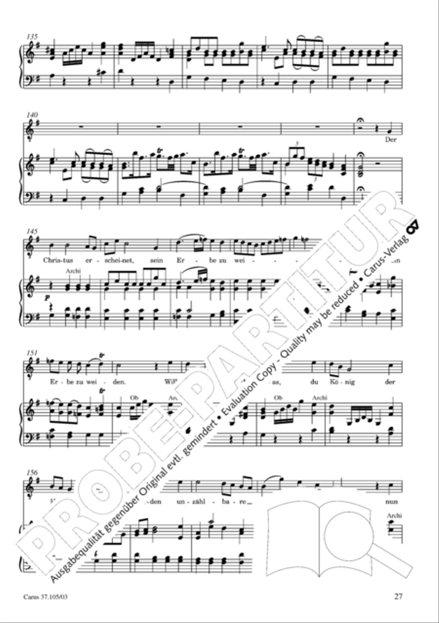 Die Freude der Hirten uber die Geburt Jesu 4-Part scores gallery preview page 28