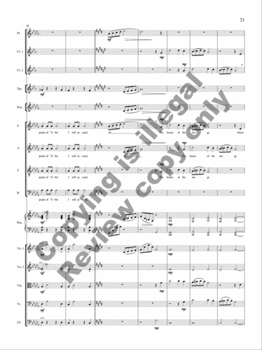 Dream (Full Score) Dream (Full Score) Choir scores gallery preview page 9