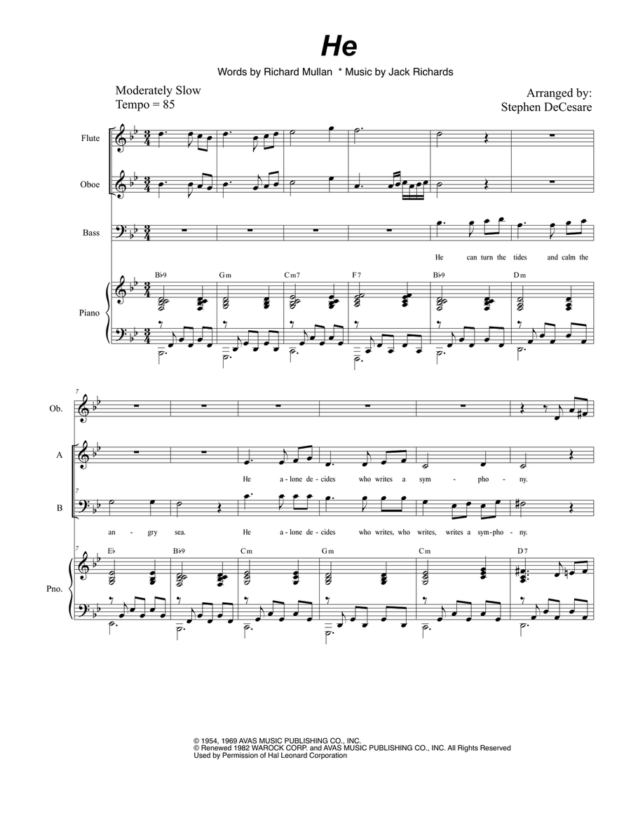 He He 3-Part scores gallery preview page 1