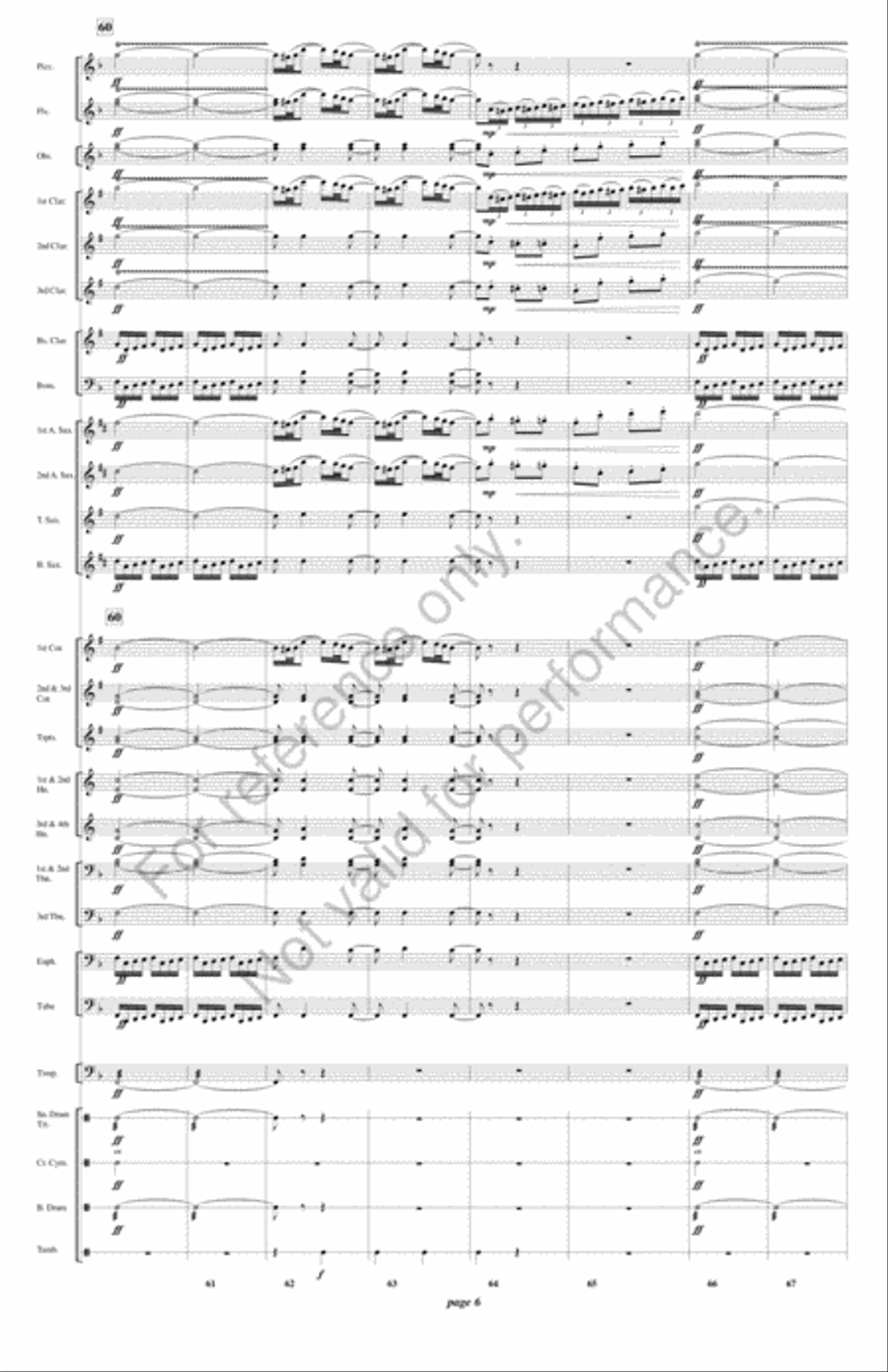 Fatinitza Concert Band scores gallery preview page 7