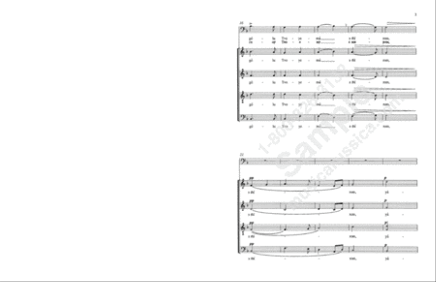 Lord, Now Lettest Thou (Nunc dimittis) No. 1 4-Part scores gallery preview page 4