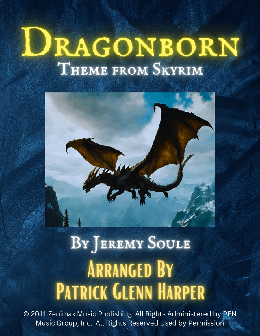 Dragonborn (skyrim Theme) Concert Band scores gallery preview page 1