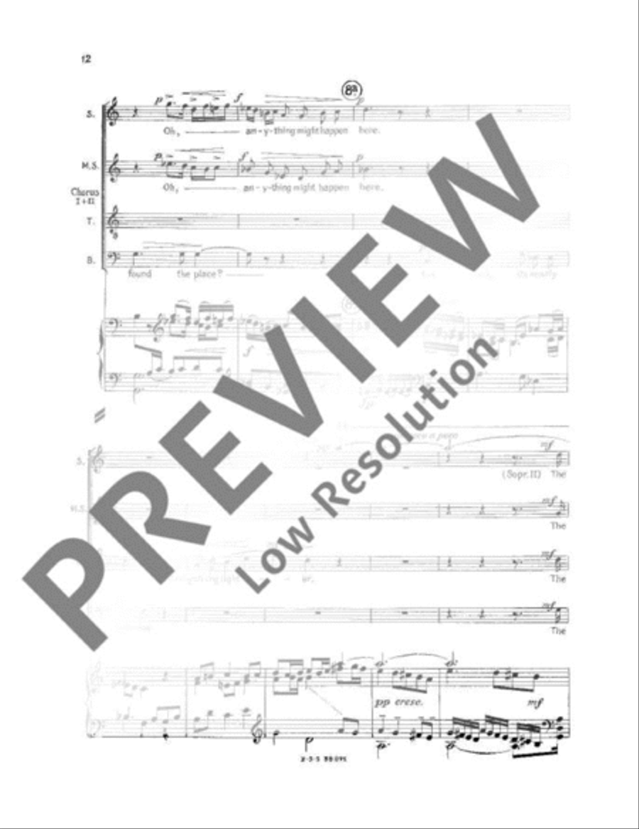 The Midsummer Marriage Piano scores gallery preview page 21