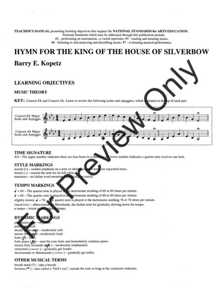 Hymn For The King Of The House Of Silverbow image number null
