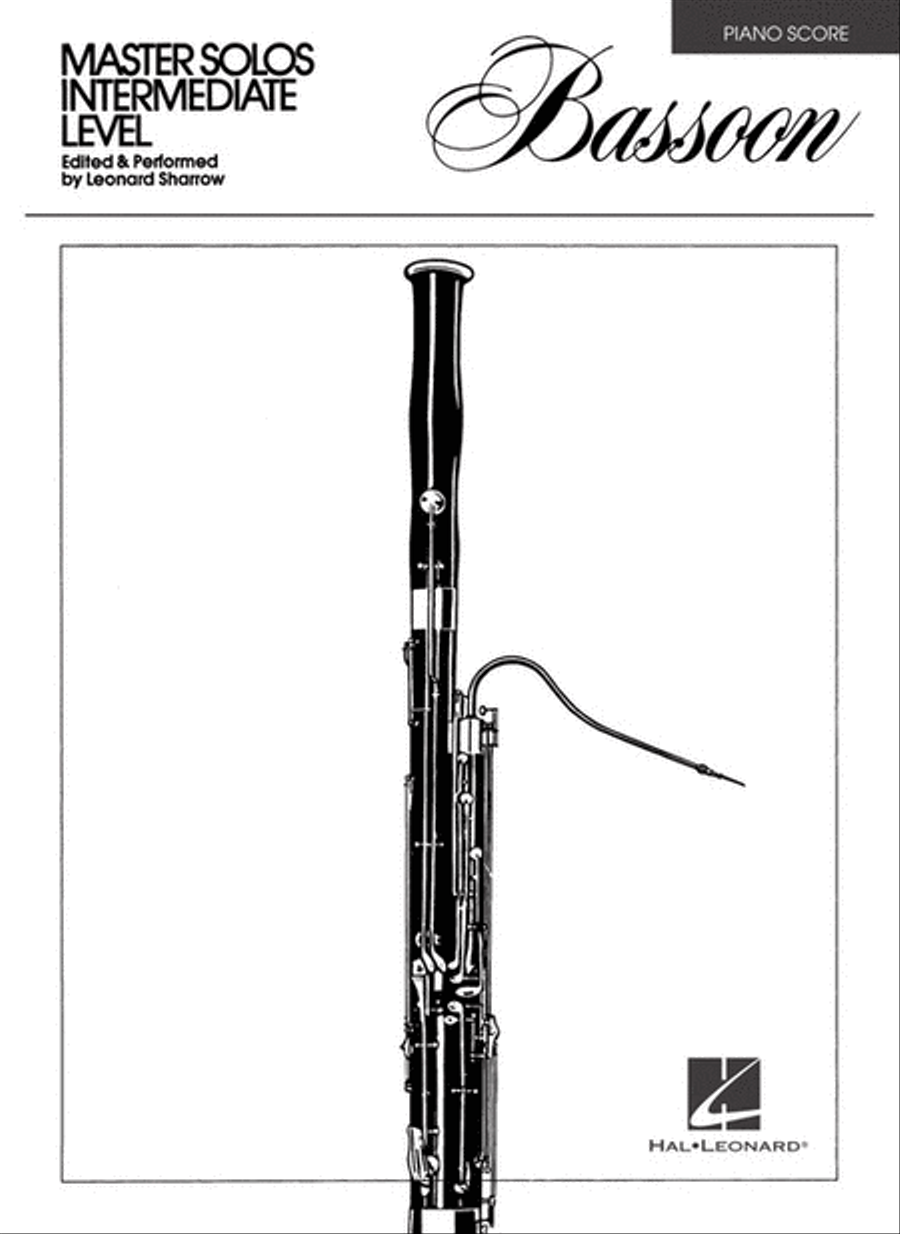 Master Solos Intermediate Level – Bassoon image number null