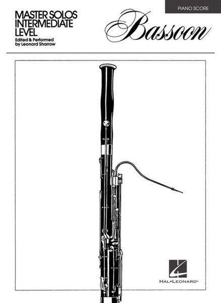 Master Solos Intermediate Level – Bassoon image number null