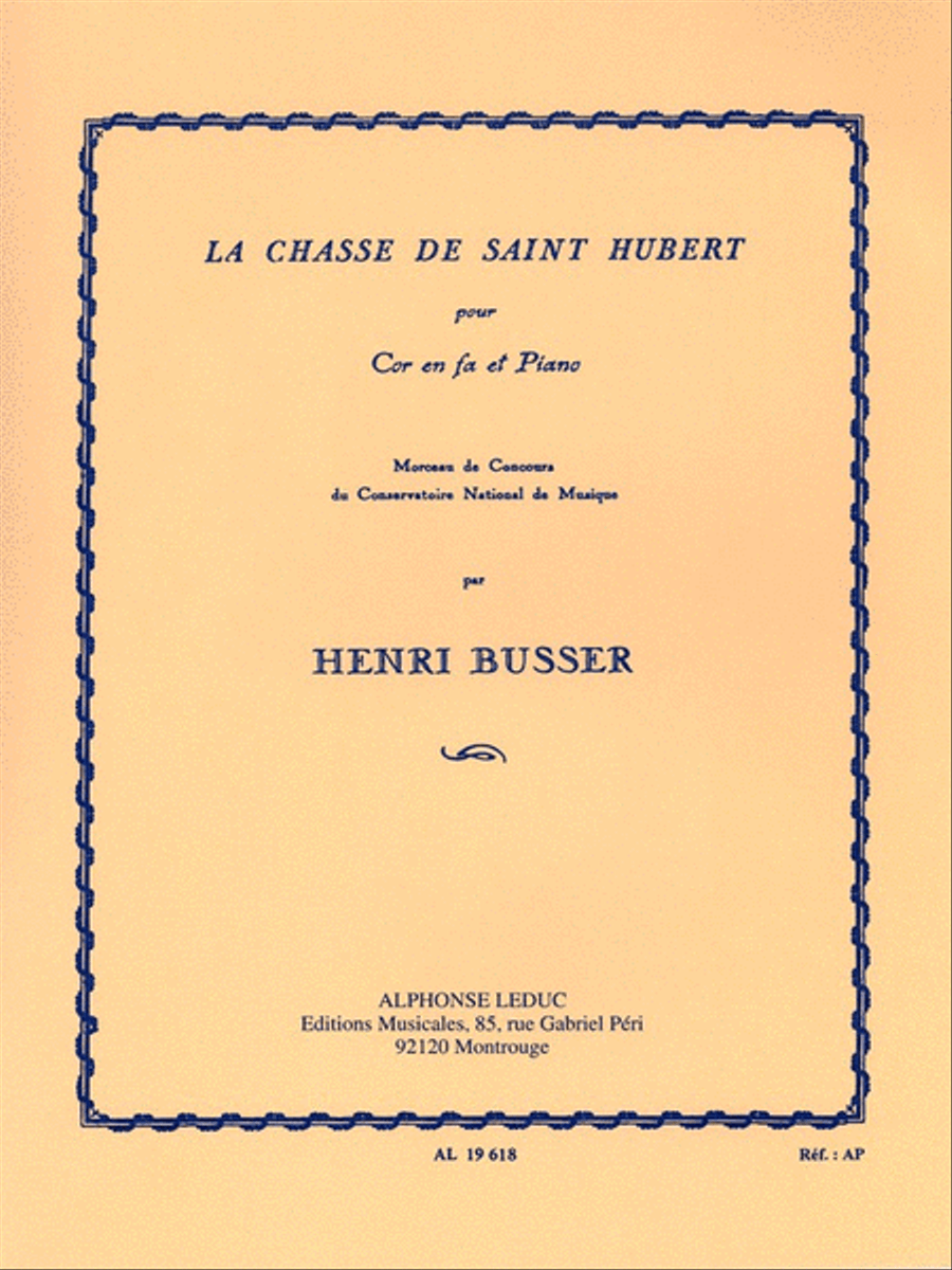 Hunting Saint Hubert Horn scores gallery preview page 1