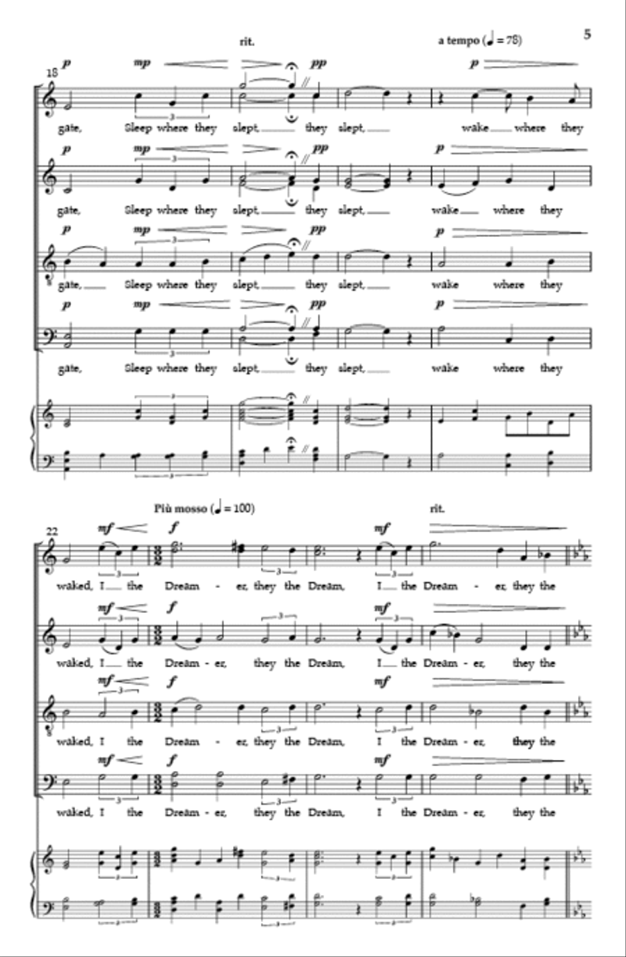 The Clouded Heaven Divisi scores gallery preview page 4