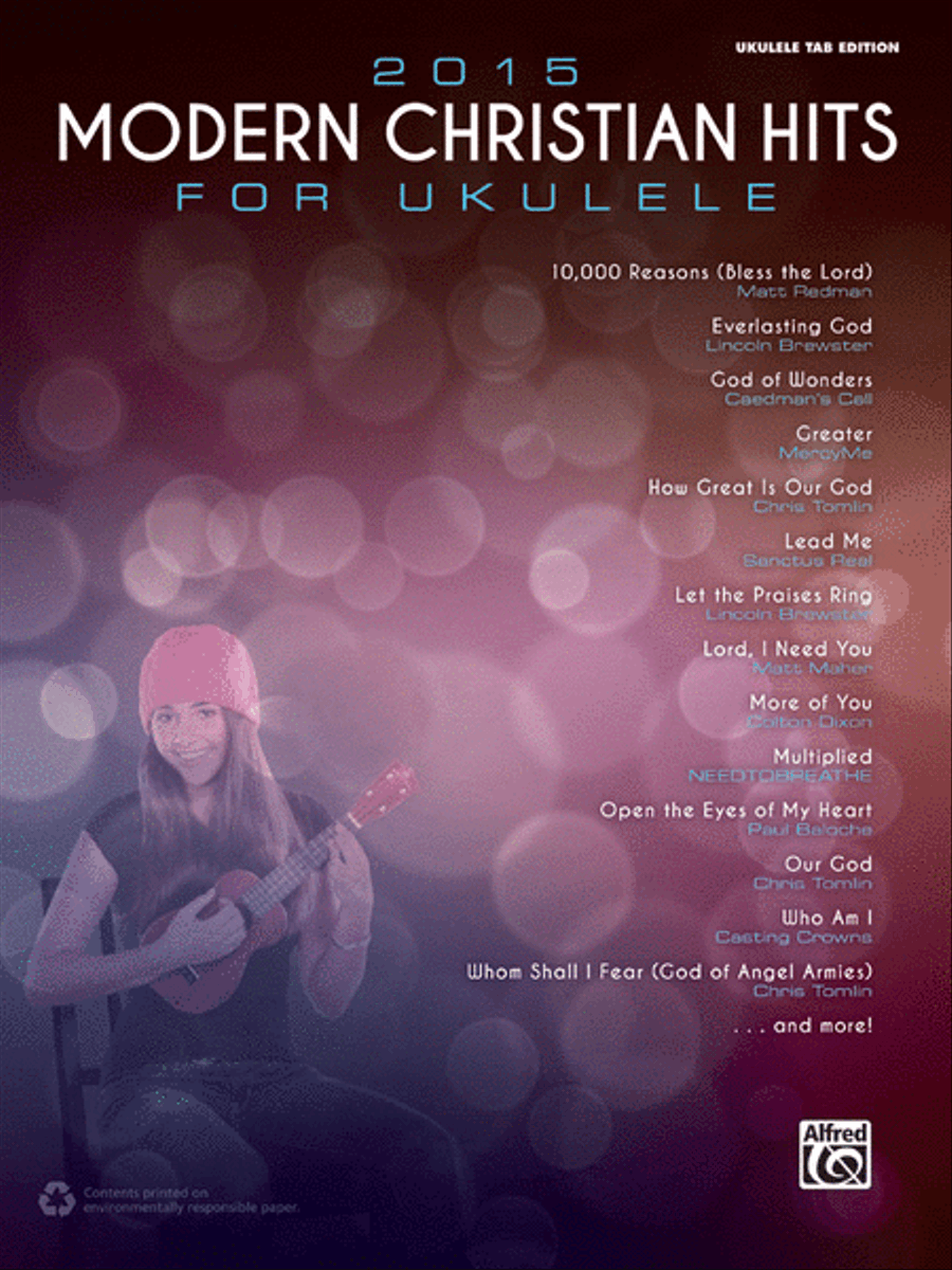 2015 Modern Christian Hits for Ukulele Ukulele scores gallery preview page 1