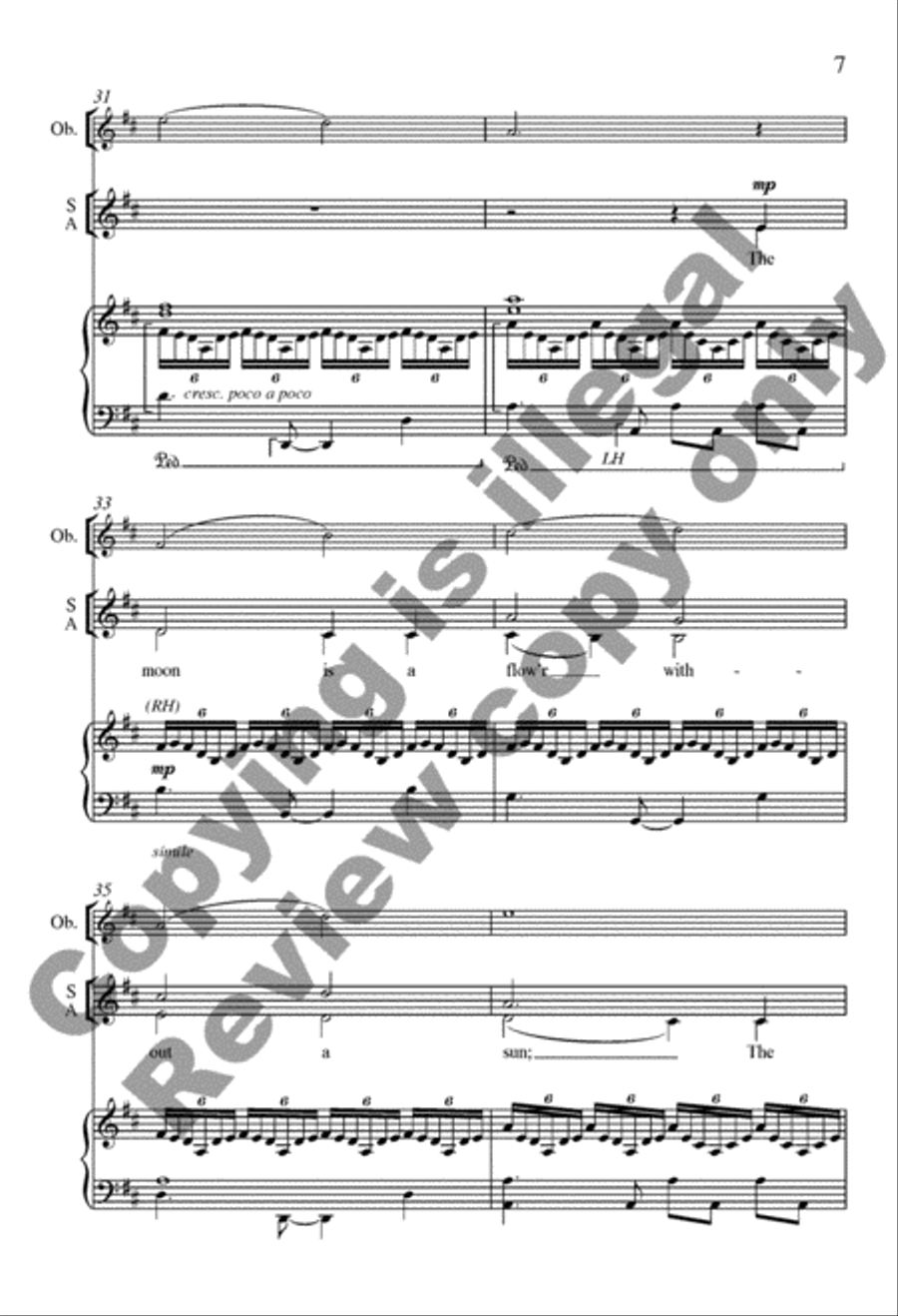 And I For You from For a Breath of Ecstasy 4-Part scores gallery preview page 7