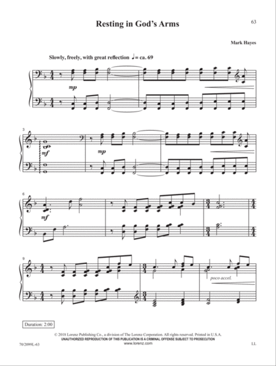 Mark Hayes Miniatures, Vol. 2 Piano Solo scores gallery preview page 20