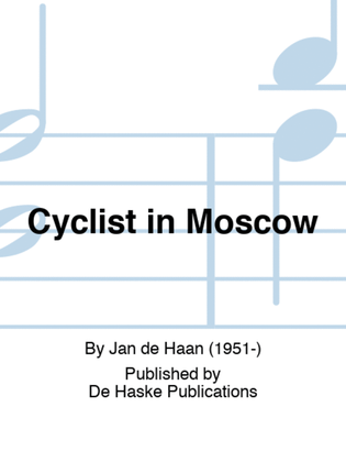 Cyclist in Moscow