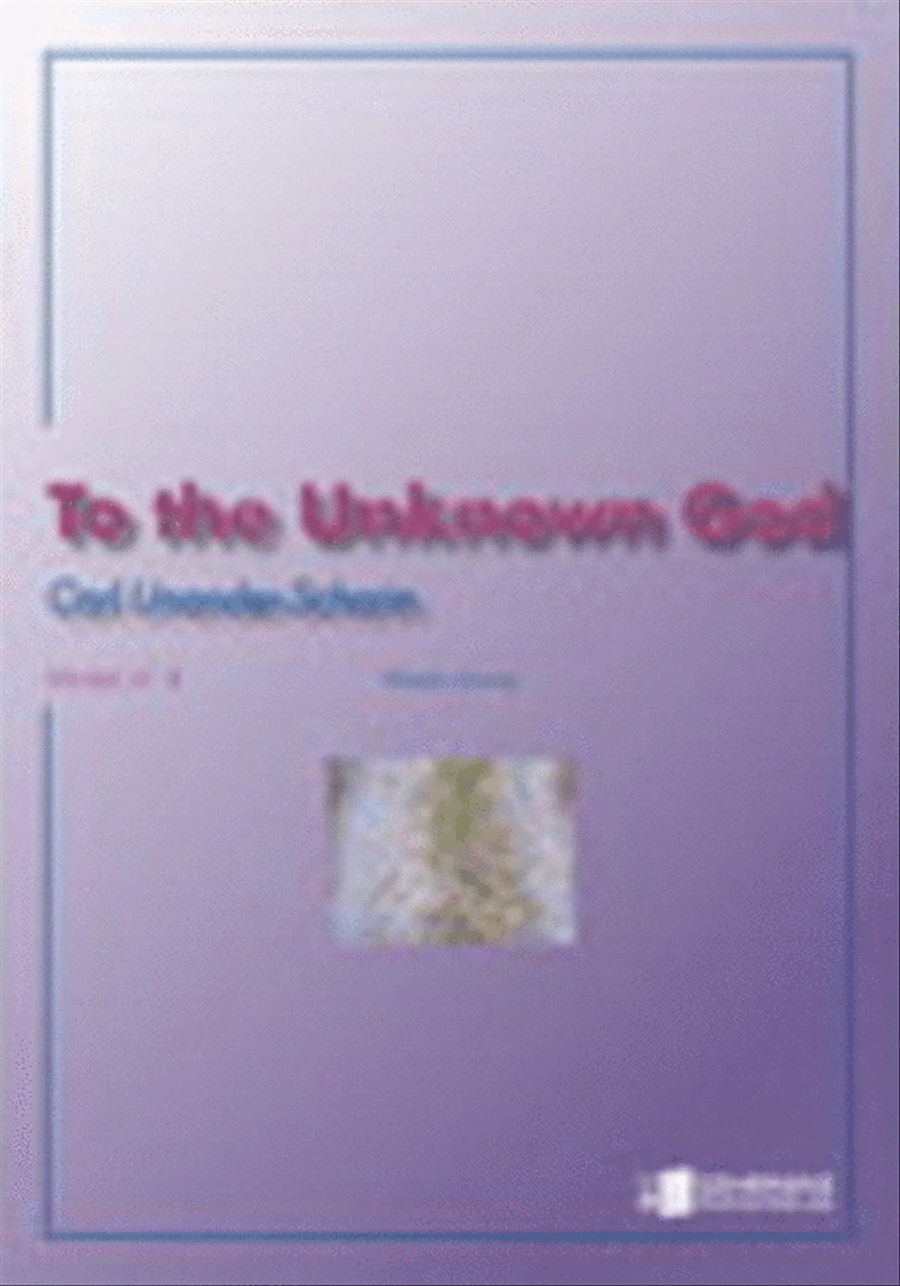 To the unknown God SSAATTBB scores gallery preview page 1