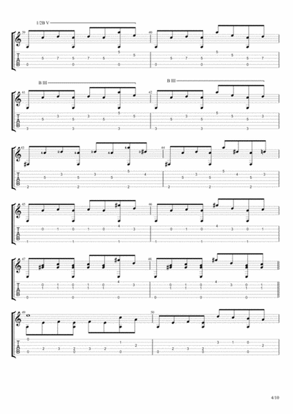 Libertango - Variation for classic guitar