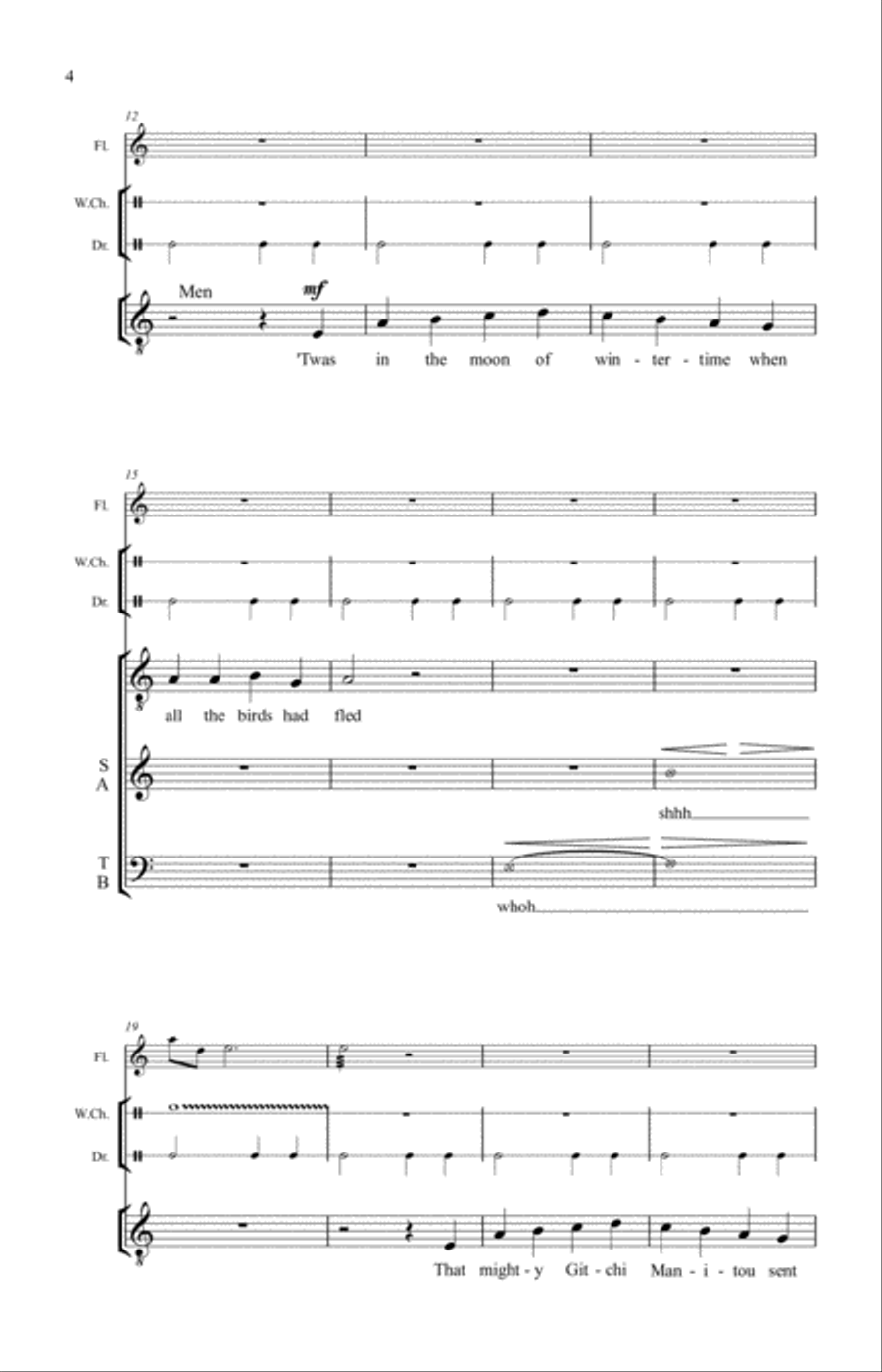 Huron Carol 4-Part scores gallery preview page 3