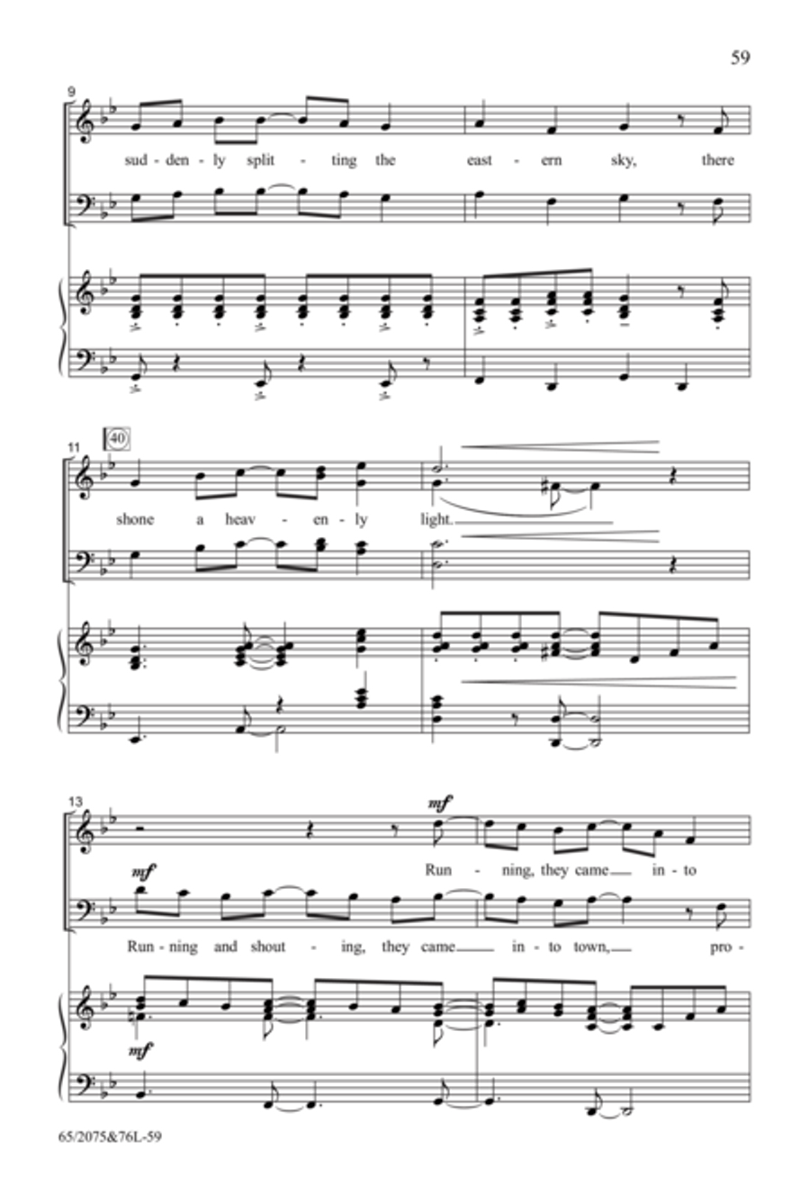 Morning Star - SATB Score with Performance CD 4-Part scores gallery preview page 23