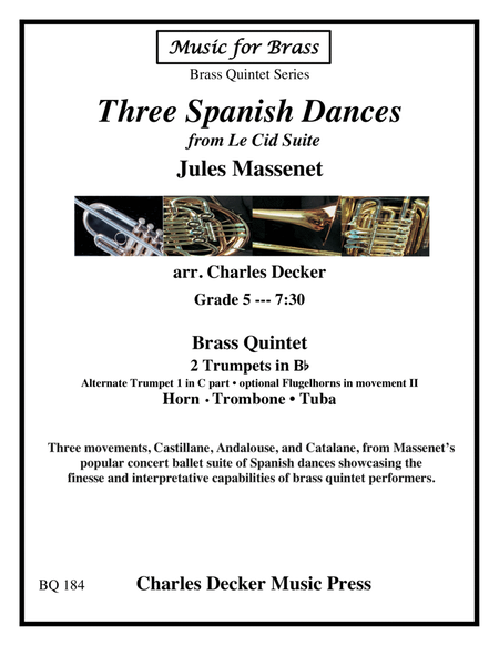 Three Spanish Dances from Le Cid Suite for Brass Quintet image number null