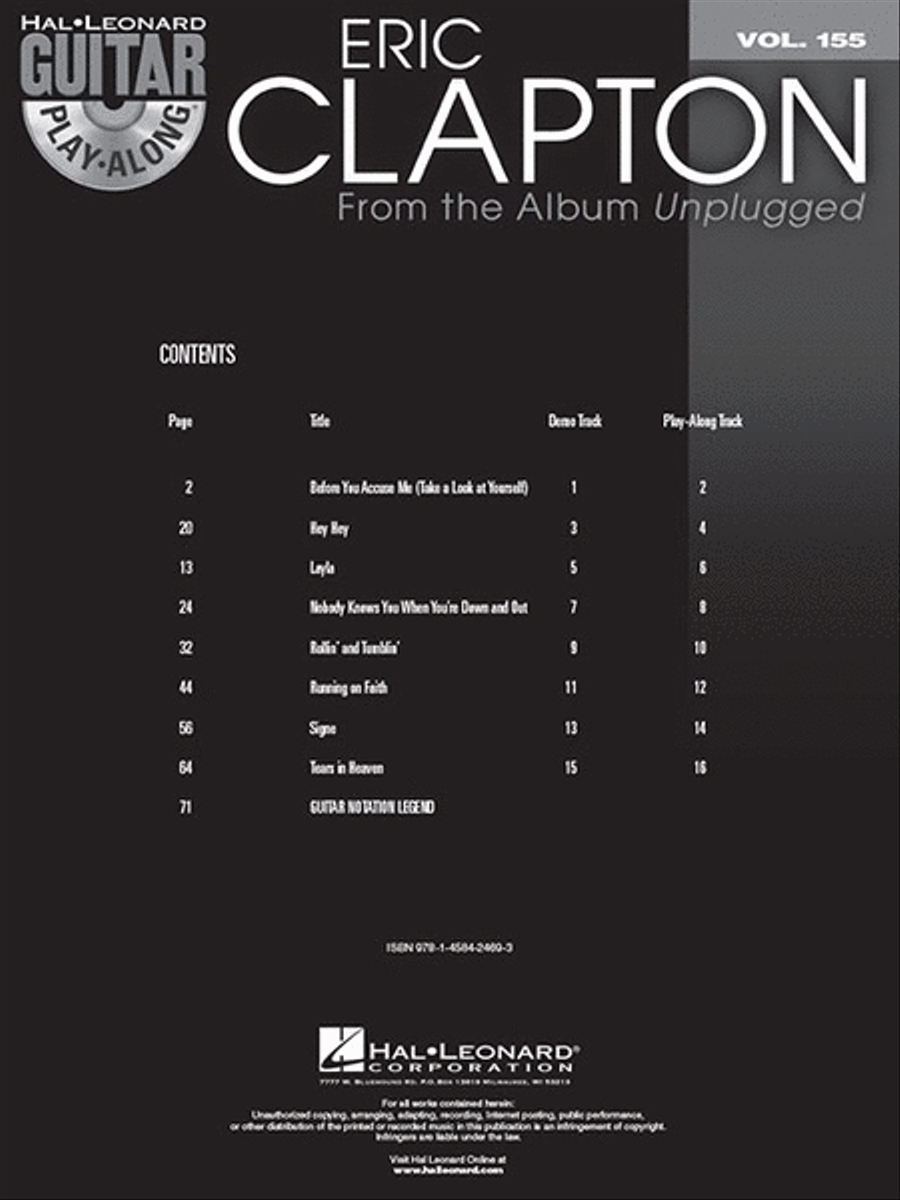 Eric Clapton – From the Album Unplugged Electric Guitar scores gallery preview page 2