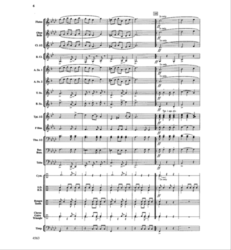 The Eagle's Triumph The Eagle's Triumph Concert Band scores gallery preview page 7