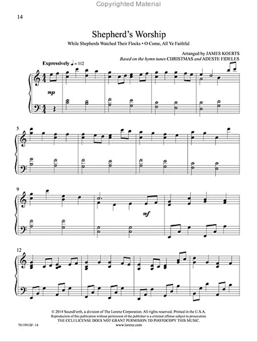 Christmas Wonder Piano Solo scores gallery preview page 9