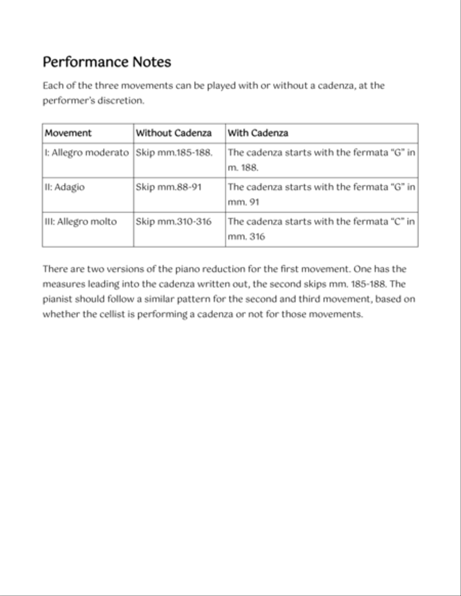 Vanhal Cello Concerto in C Major Piano scores gallery preview page 3
