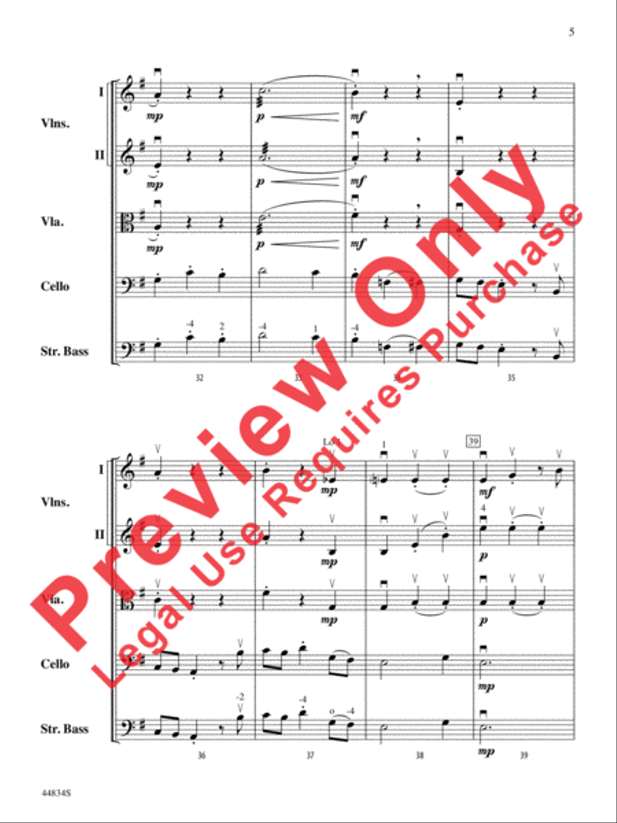 Masquerade String Orchestra scores gallery preview page 14