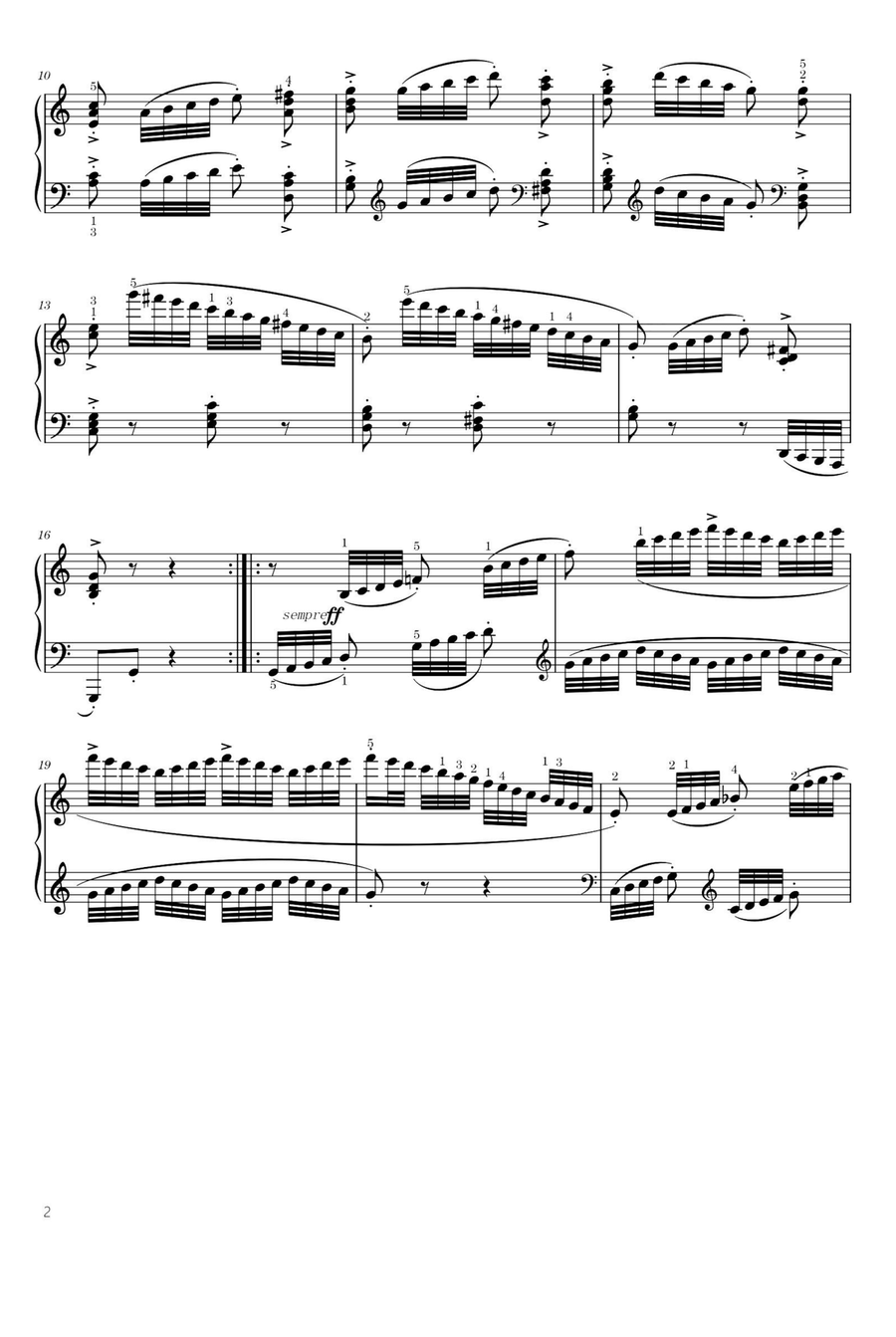 Czerny Op.849 No.16 Piano Solo scores gallery preview page 2