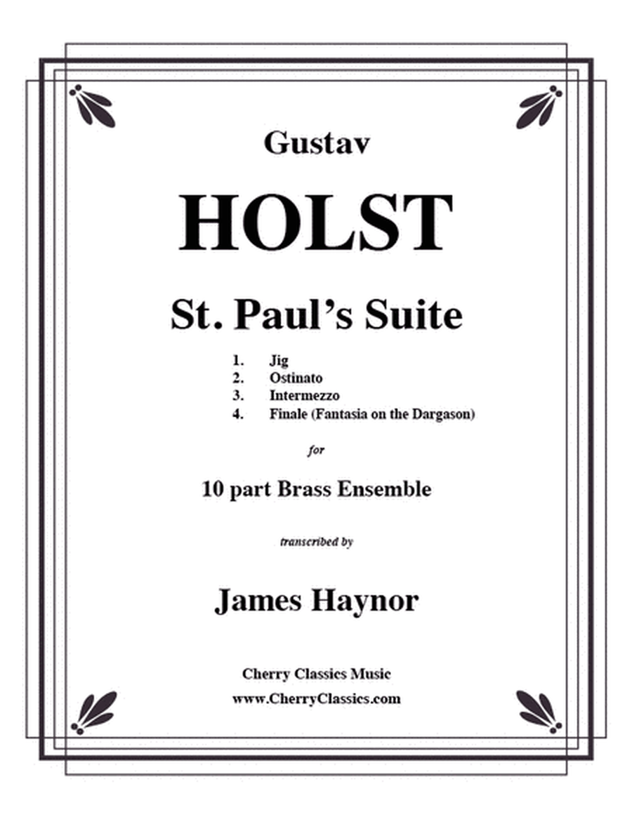 St. Paul's Suite for Brass Ensemble image number null