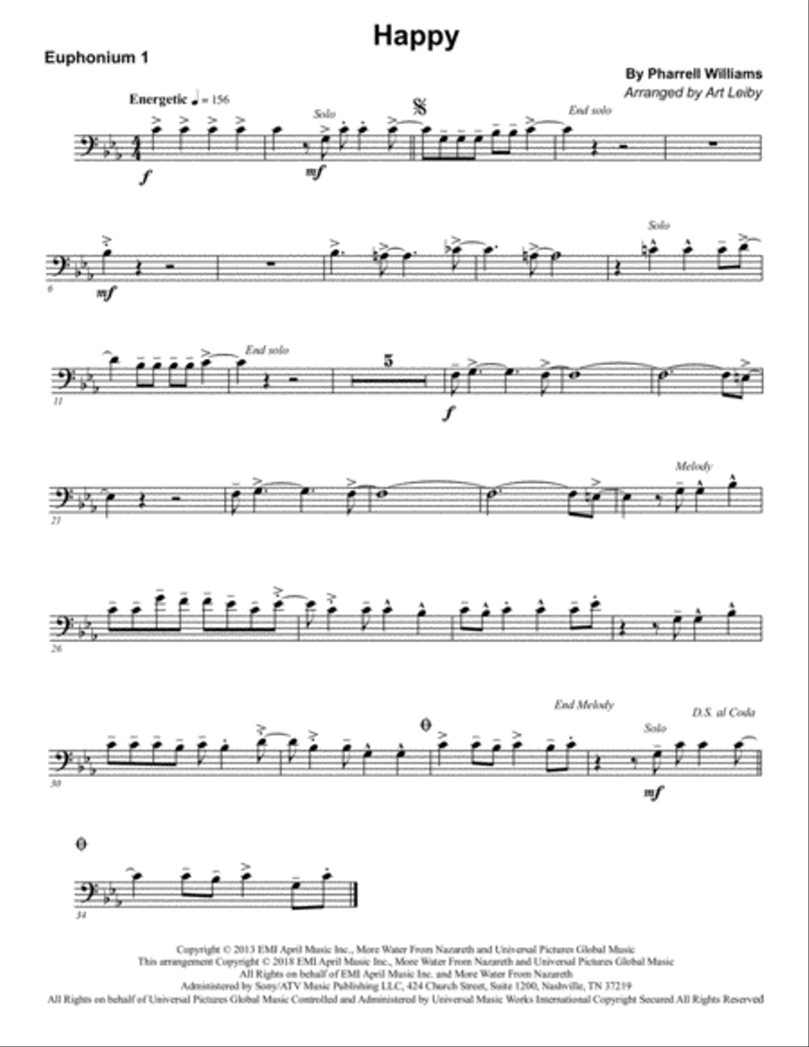 Happy Happy Brass Ensemble scores gallery preview page 3