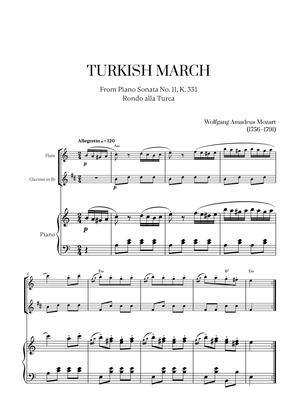 W. A. Mozart - Turkish March (Alla Turca) (for Flute and Clarinet)