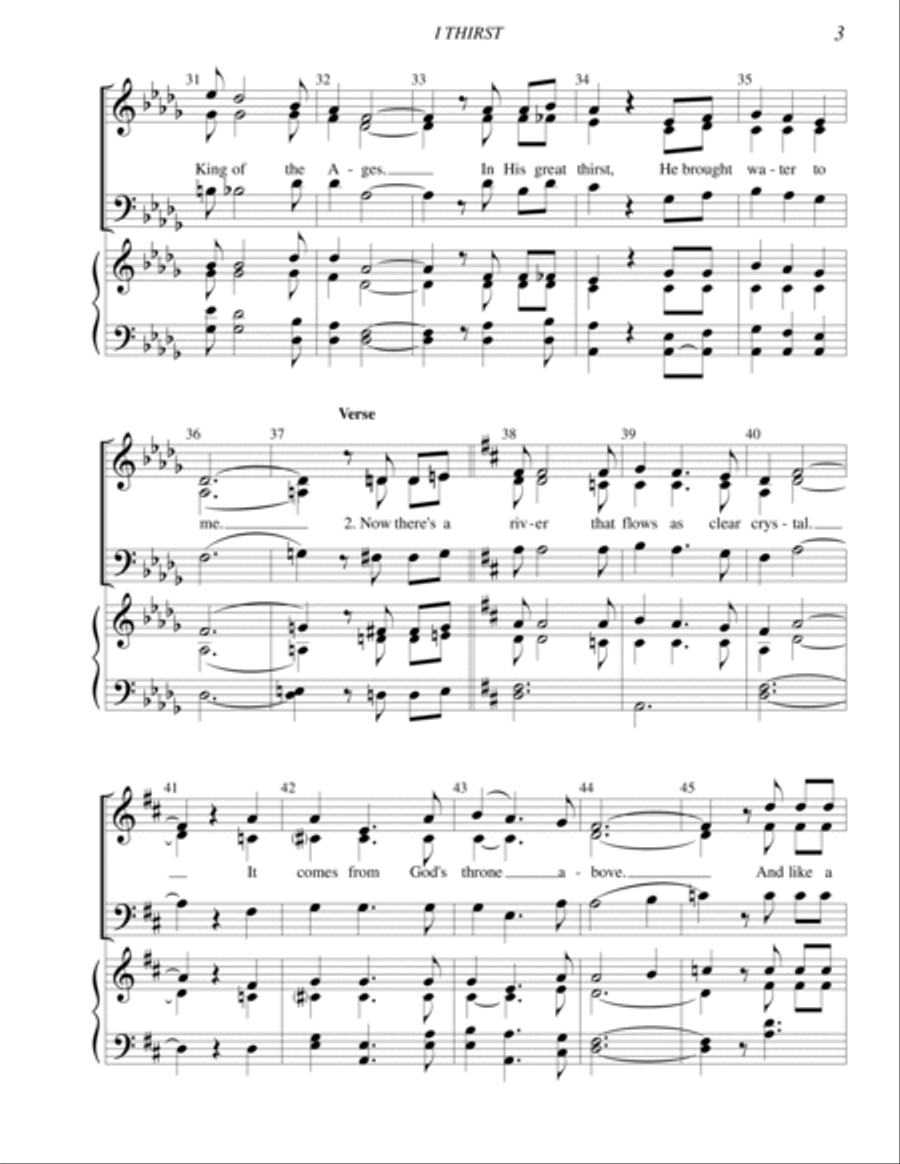 I Thirst I Thirst 3-Part scores gallery preview page 3