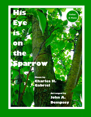 Book cover for His Eye is on the Sparrow (Guitar and Piano)