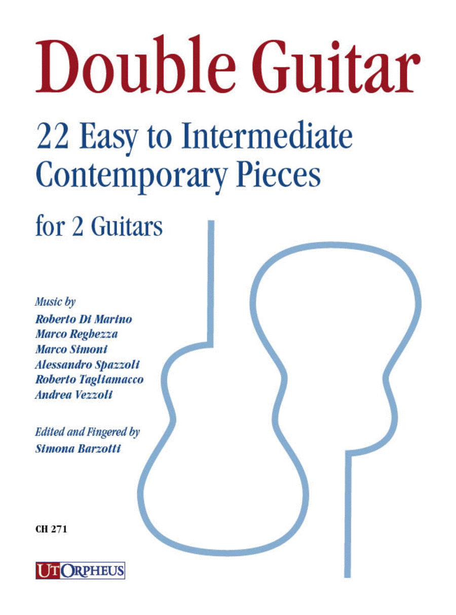 Double Guitar. 22 Easy to Intermediate Contemporary Pieces for 2 Guitars Acoustic Guitar scores gallery preview page 1