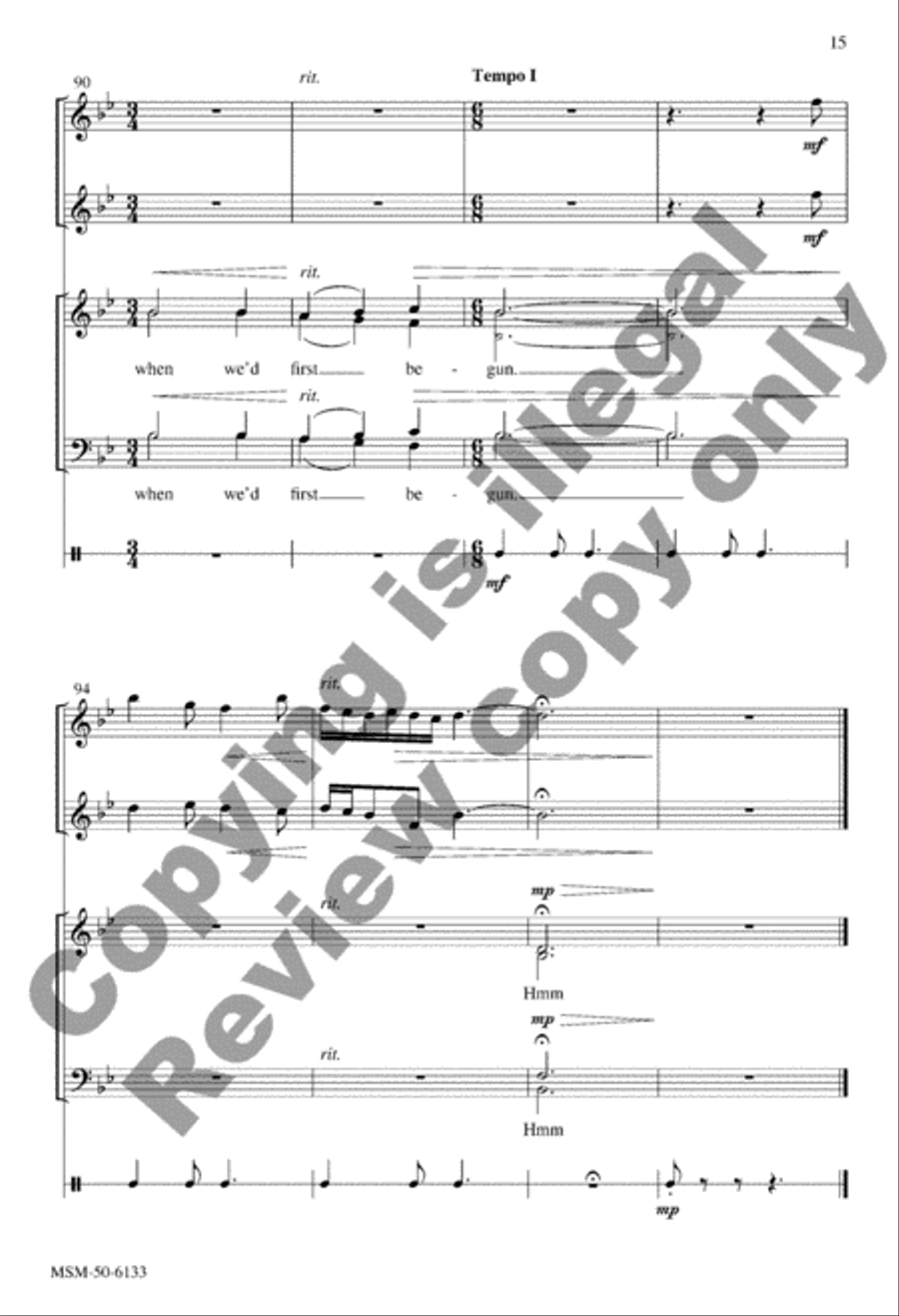 Amazing Grace Amazing Grace 4-Part scores gallery preview page 14