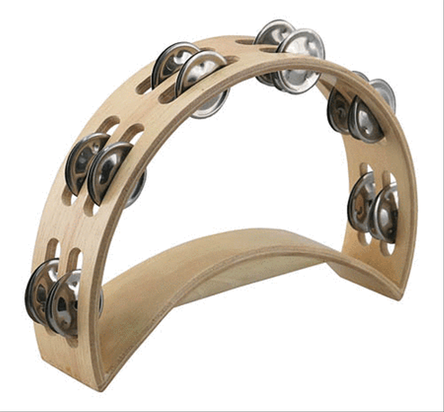 Deluxe Wooden Moon Tambourine Tambourines scores gallery preview page 2