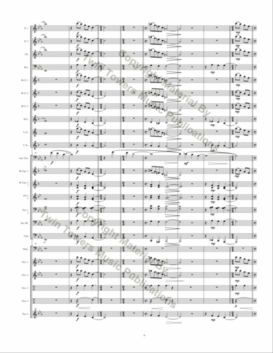 Seminar Concert Band scores gallery preview page 7
