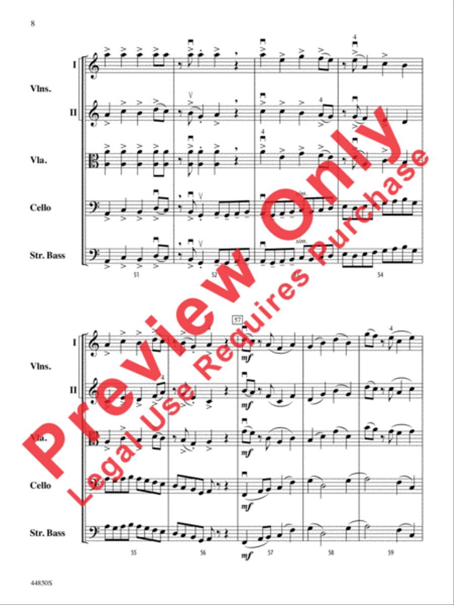 Lost Horizon String Orchestra scores gallery preview page 21