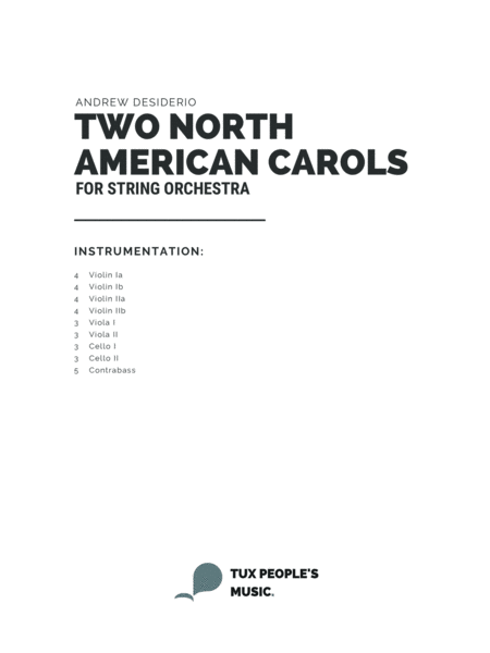 Two North American Carols