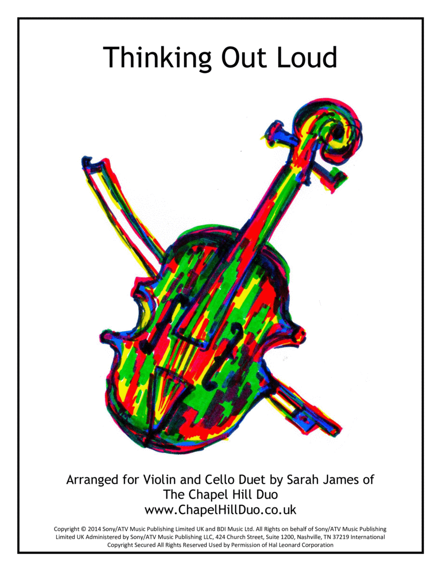 Thinking Out Loud String Duet scores gallery preview page 1
