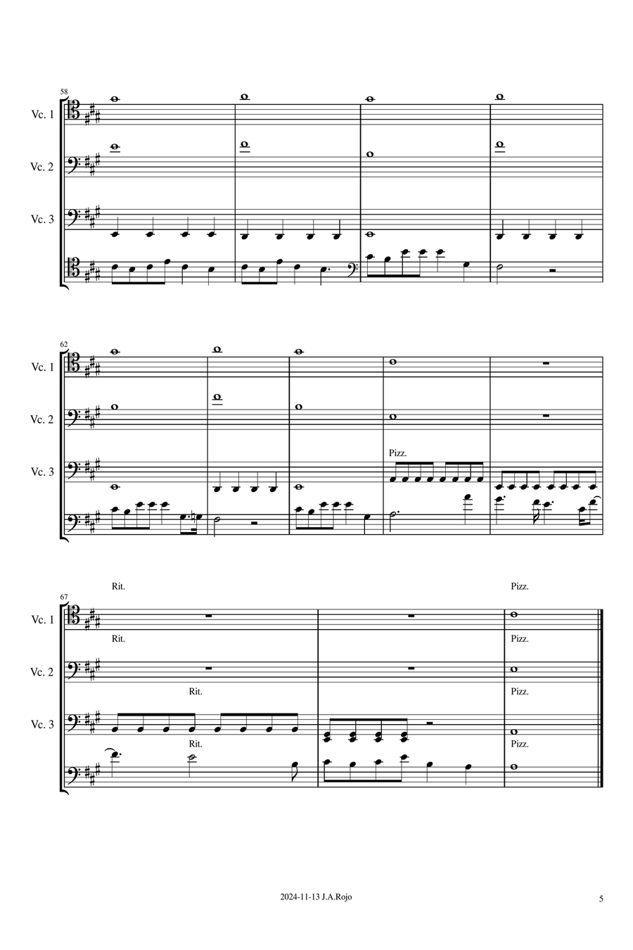 Somewhere Only We Know Somewhere Only We Know String Quartet scores gallery preview page 5