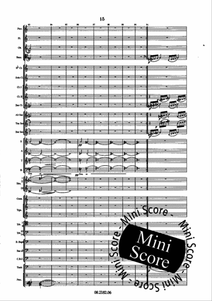 Oratorio Olympique SATB/Harmonie 4-Part scores gallery preview page 19