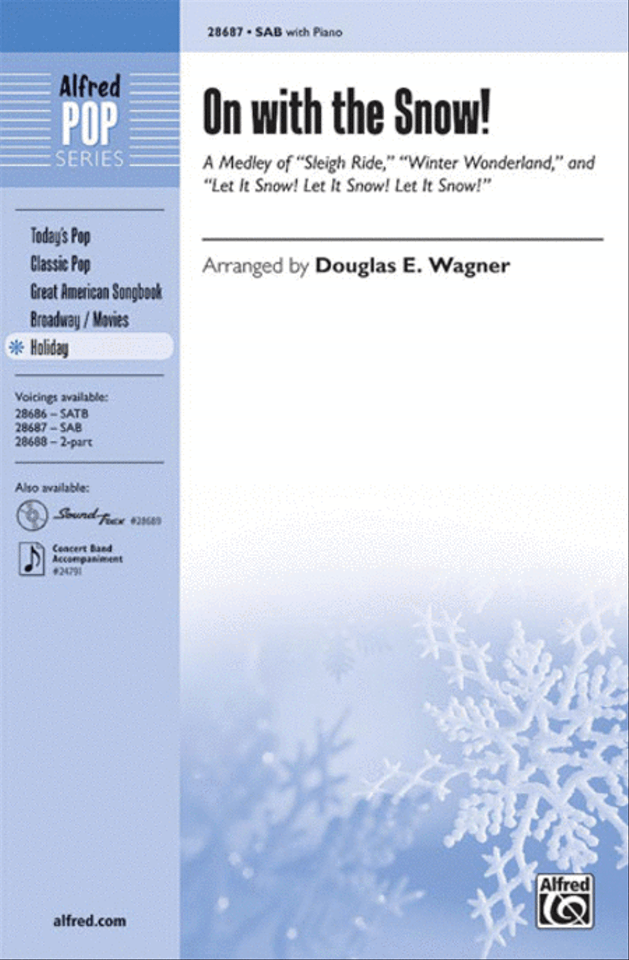 On with the Snow! (A Medley) 3-Part scores gallery preview page 1