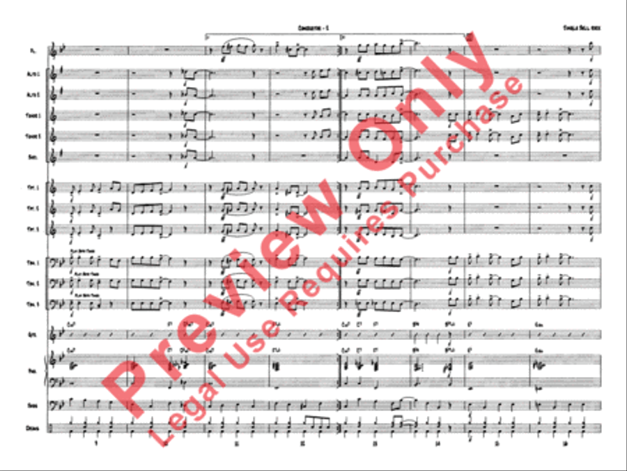 Jingle Bell Rock Jazz Ensemble scores gallery preview page 5