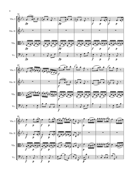 Quartet Op. 8 #2 III. Rondo image number null